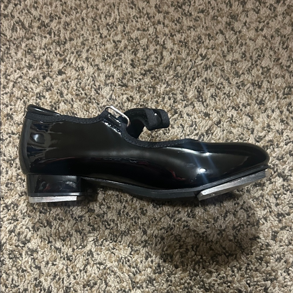Kids Black Tap Dance Shoes